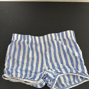 Carter's Blue and White Striped Casual Shorts